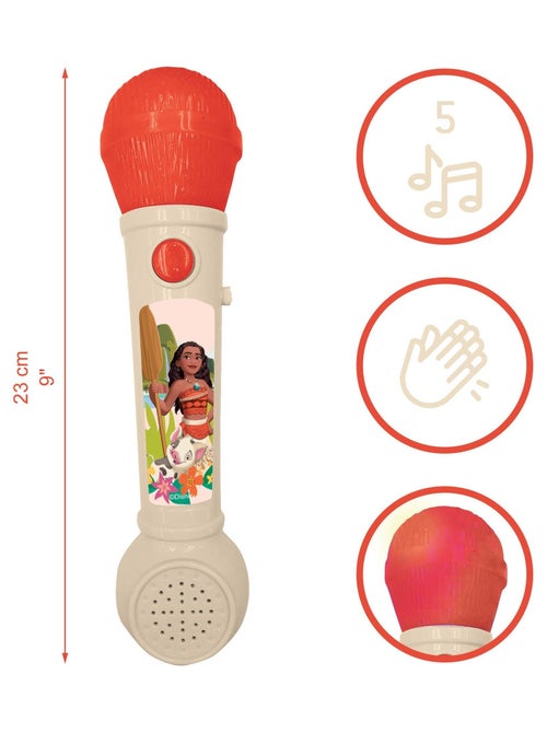 Micrófono luminoso con melodías y efectos sonoros - Kiabi Micrófono luminoso con melodías y efectos sonoros - Kiabi