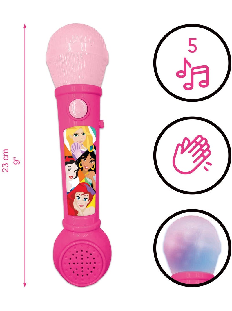 Micrófono luminoso con melodías y efectos sonoros Rosa - Kiabi