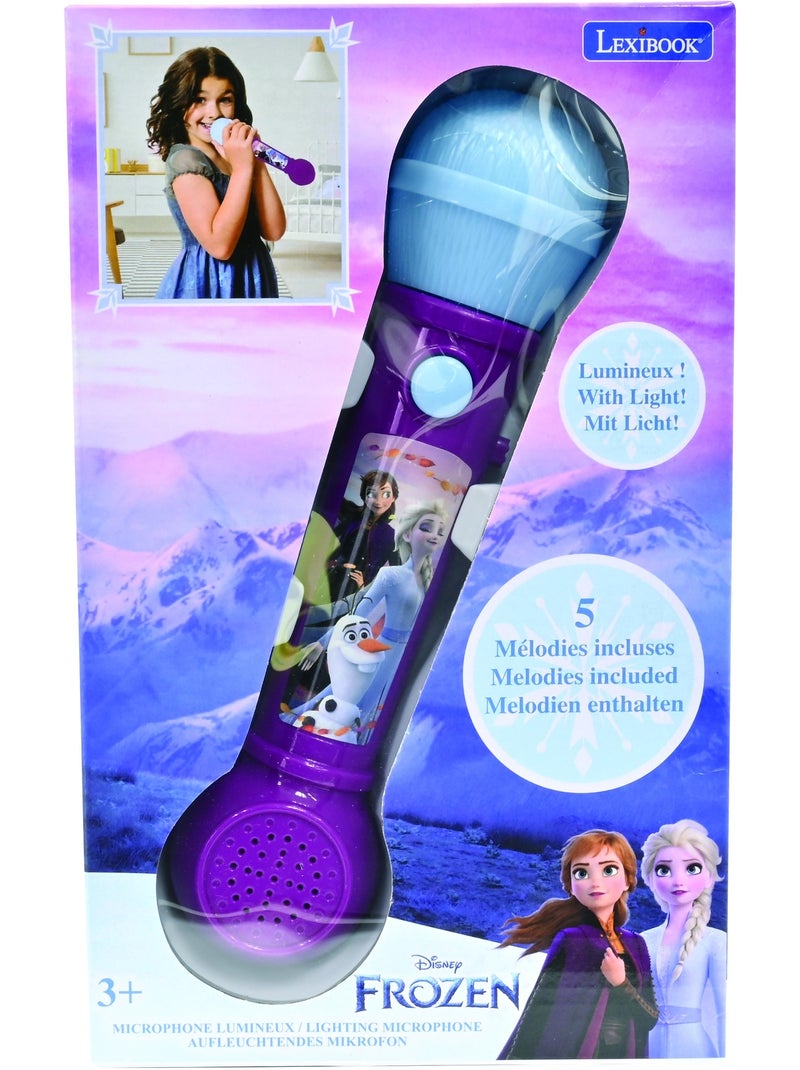 Micrófono luminoso con melodías y efectos sonoros Violeta - Kiabi