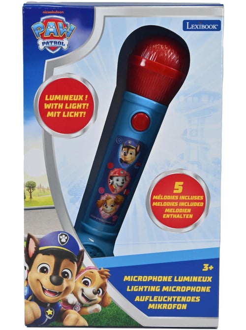 Micrófono luminoso de La Patrulla Canina con melodías y efectos de sonido - Kiabi