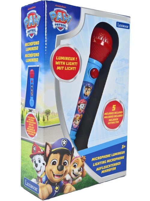 Micrófono luminoso de La Patrulla Canina con melodías y efectos de sonido - Kiabi