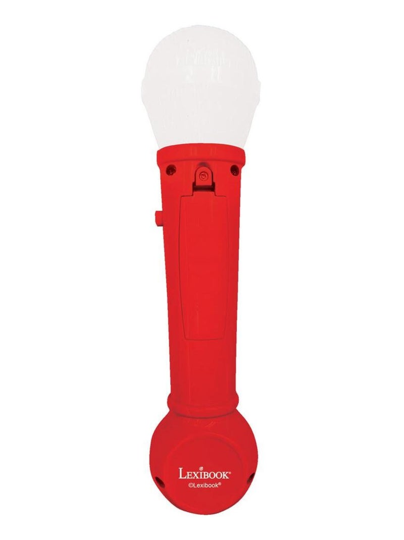 Micrófono Luminoso Milagroso con Melodías y Efectos Sonoros Rojo - Kiabi