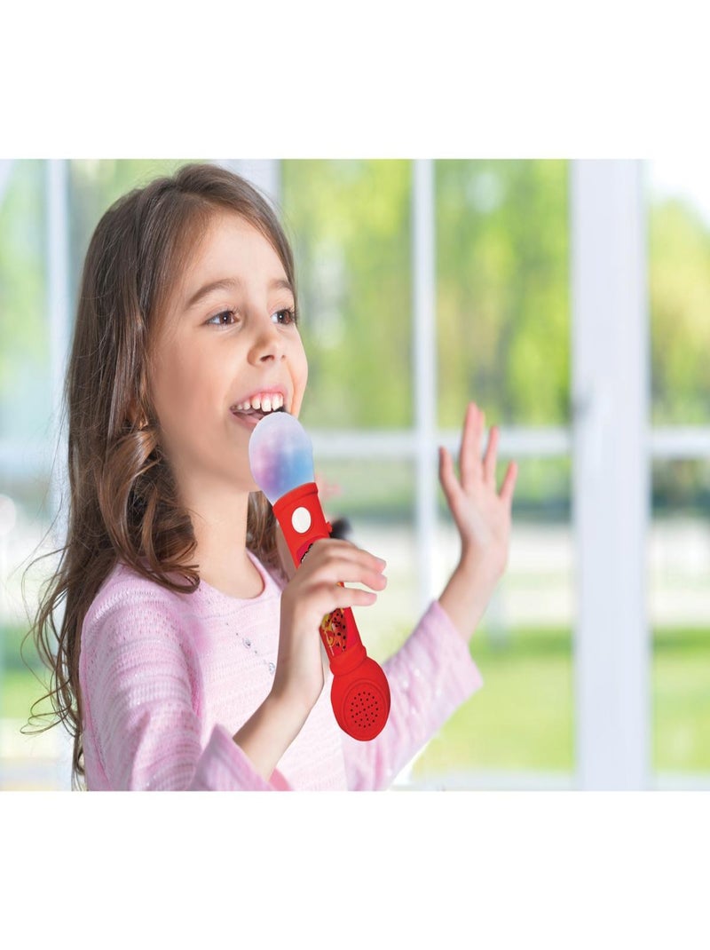 Micrófono Luminoso Milagroso con Melodías y Efectos Sonoros Rojo - Kiabi
