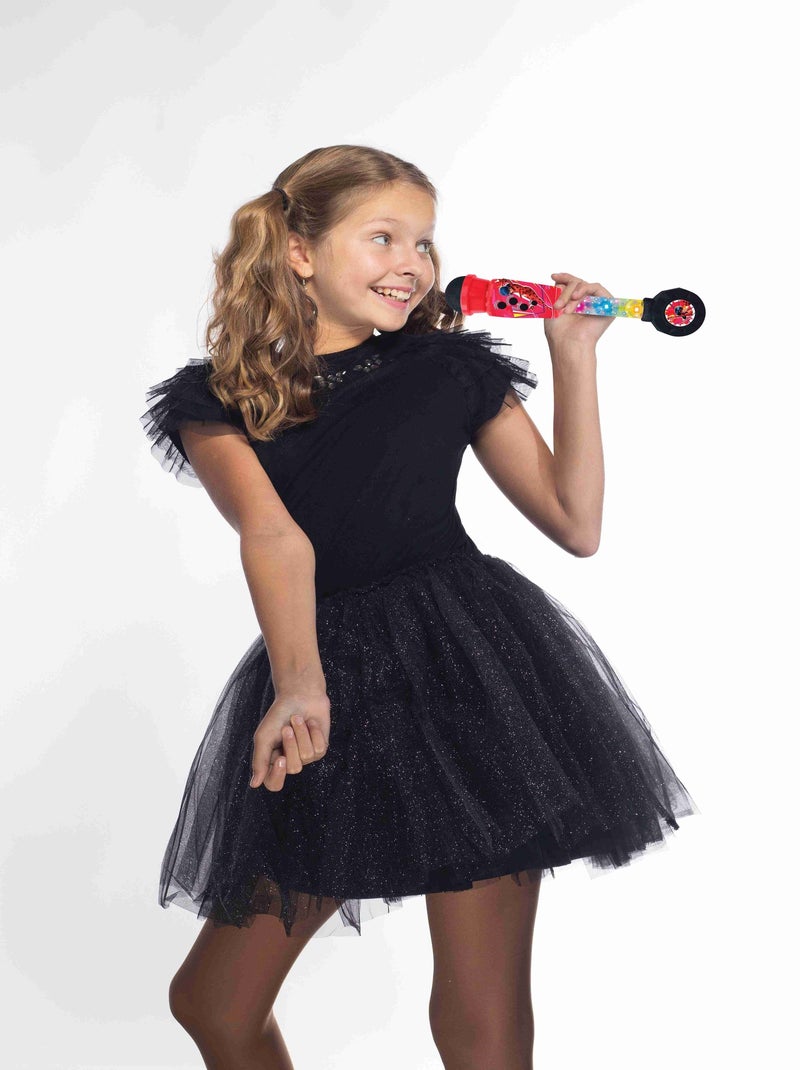 Micrófono luminoso Miraculous Trendy con altavoz (entrada auxiliar), melodías y efectos de sonido Rojo - Kiabi