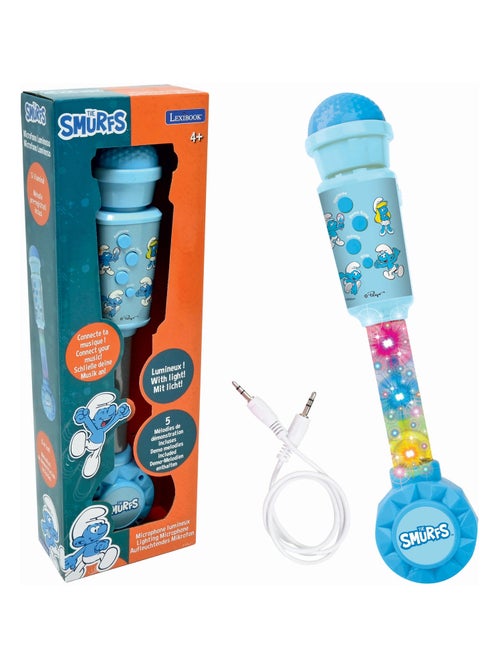 Micrófono Smurfs con tubo luminoso y altavoz - Kiabi