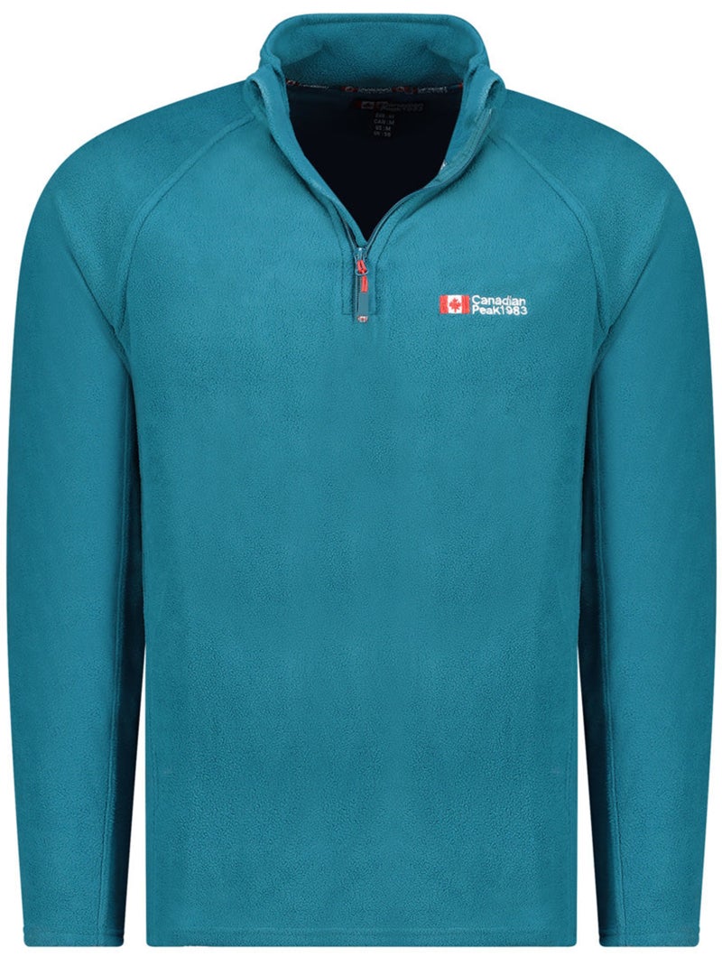 Micropolar con cuello de cremallera tugeak – canadian peak Azul petróleo - Kiabi