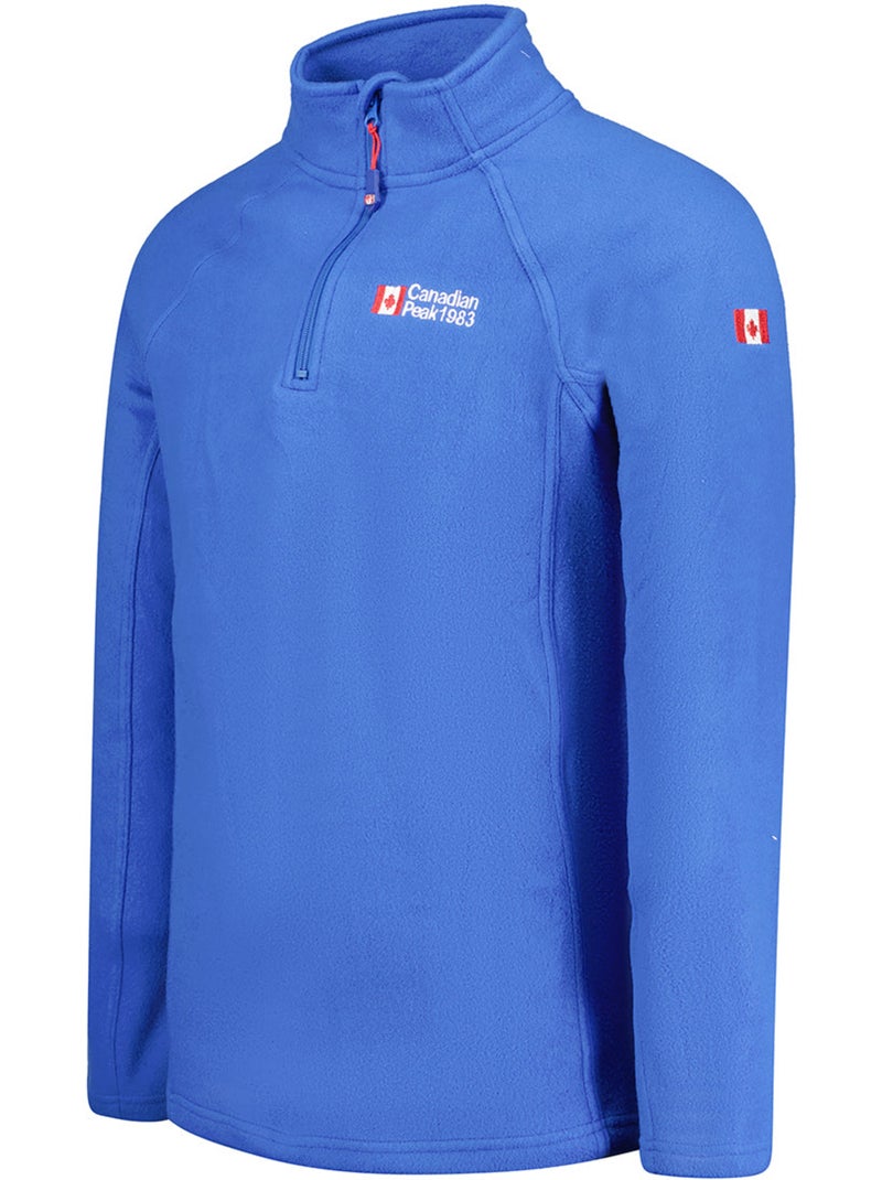 Micropolar con cuello de cremallera tugeak – canadian peak Azul real - Kiabi
