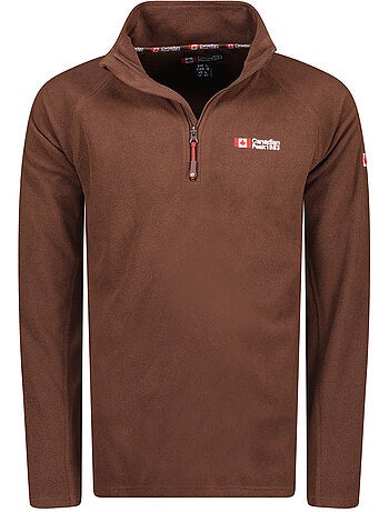 Micropolar con cuello de cremallera tugeak – canadian peak