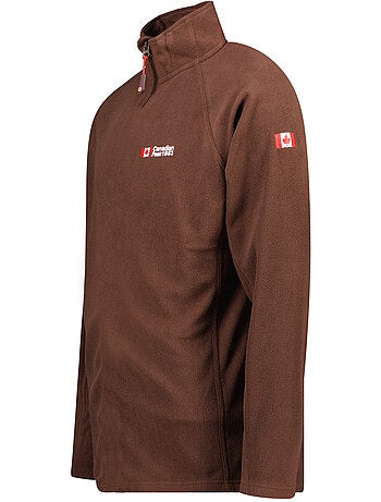 Micropolar con cuello de cremallera tugeak – canadian peak