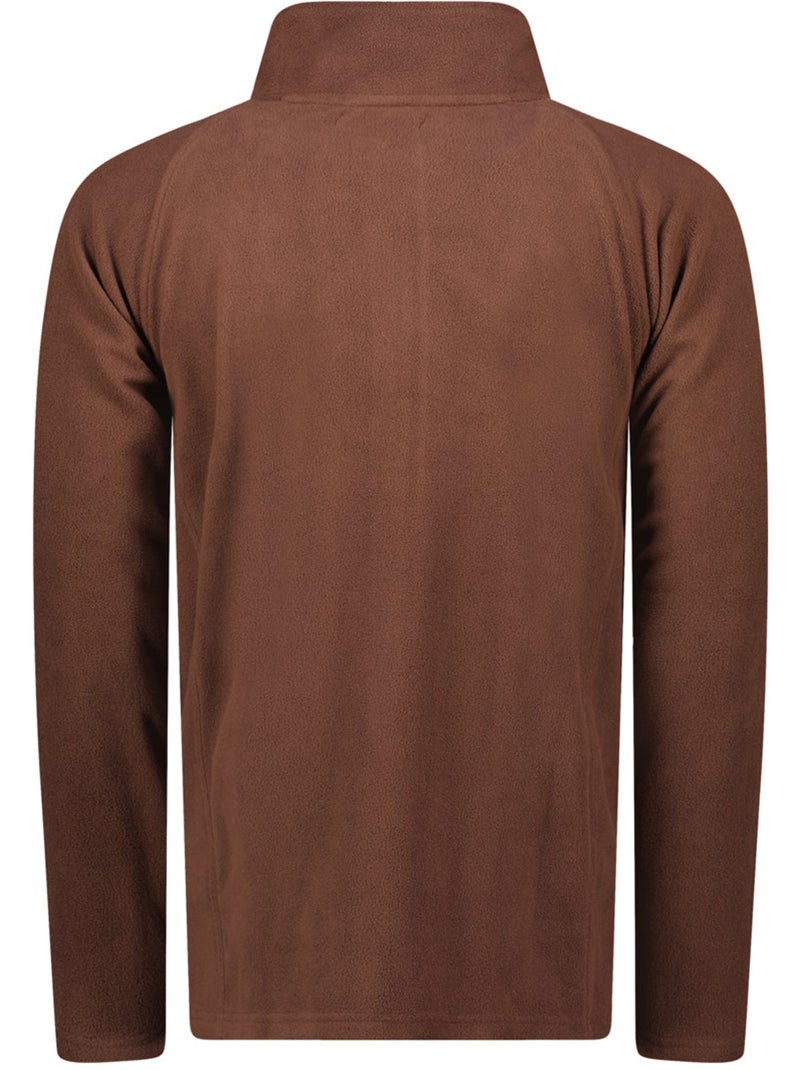 Micropolar con cuello de cremallera tugeak – canadian peak Marrón - Kiabi