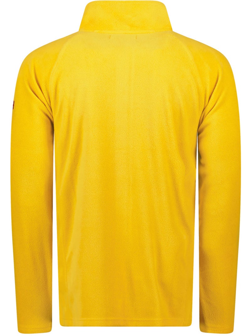 Micropolar con cuello de cremallera tugeak – canadian peak Mostaza - Kiabi
