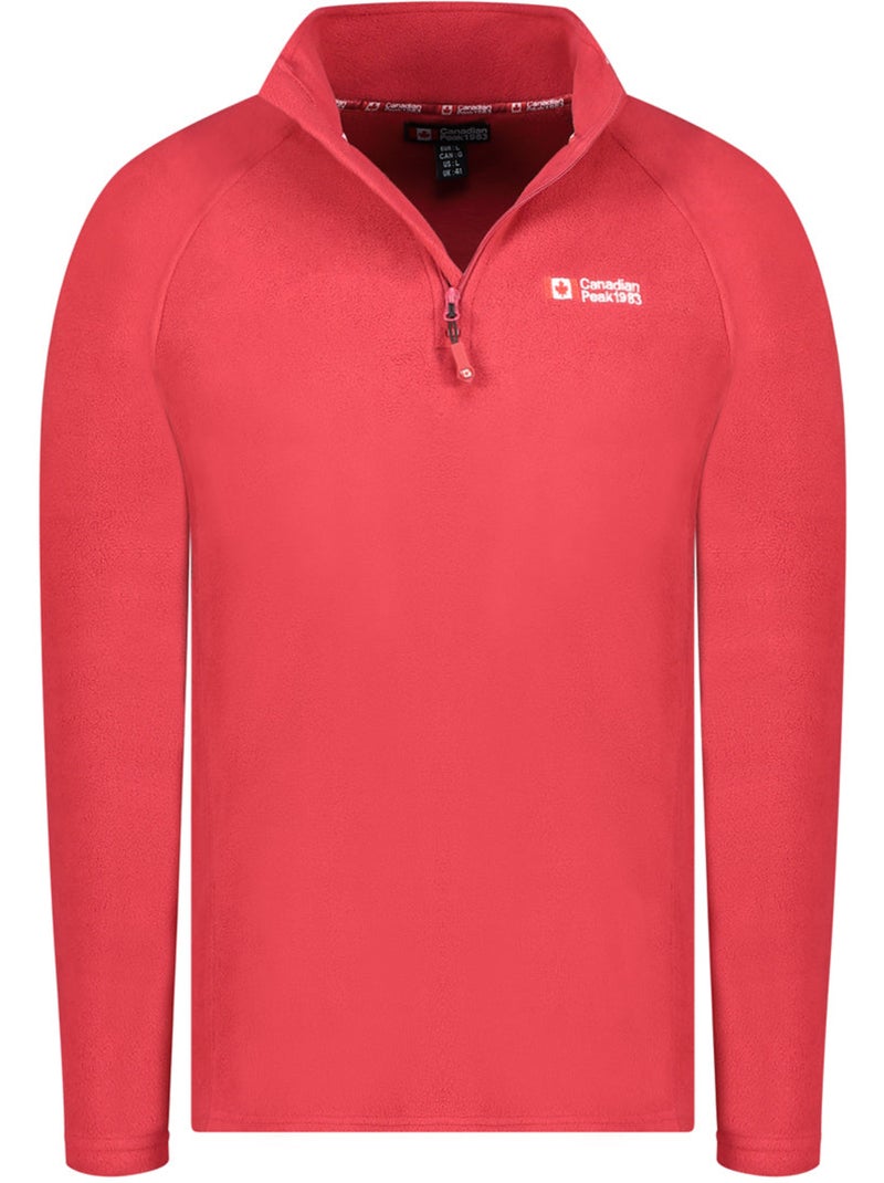 Micropolar con cuello de cremallera tugeak – canadian peak Rojo - Kiabi