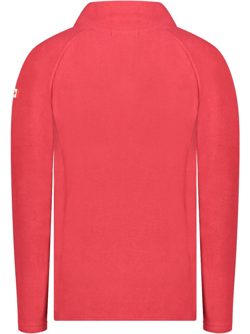 Micropolar con cuello de cremallera tugeak – canadian peak Rojo - Kiabi