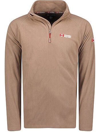 Micropolar con cuello de cremallera tugeak – canadian peak