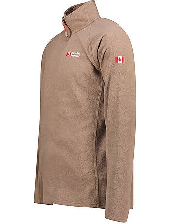 Micropolar con cuello de cremallera tugeak – canadian peak