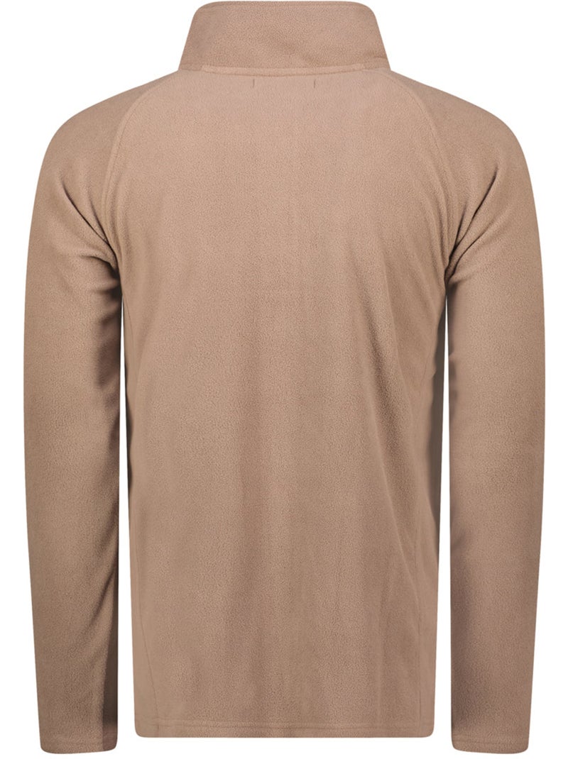 Micropolar con cuello de cremallera tugeak – canadian peak Taupe - Kiabi