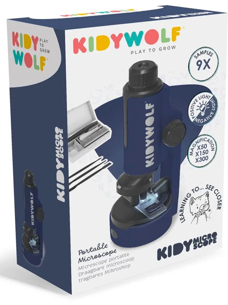 Microscopio portátil infantil | kidywolf Azul - Kiabi