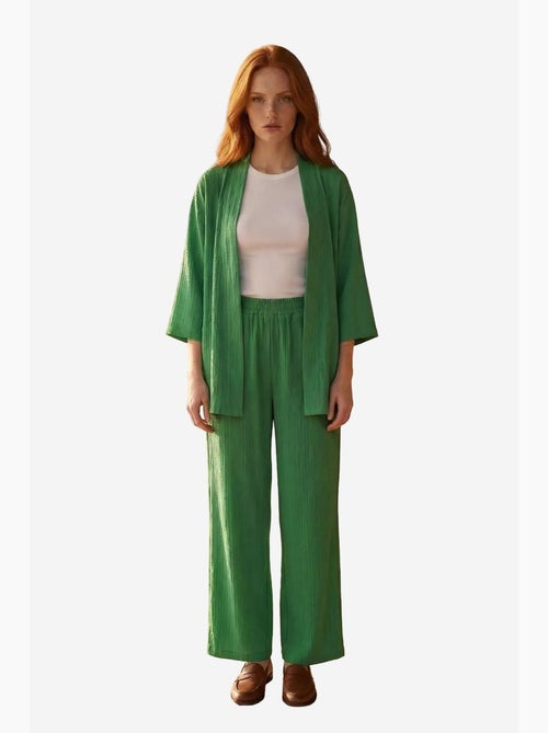 Mid waist wide leg two-piece co-ord set my fashion - Kiabi