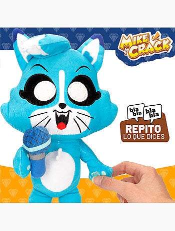 Mikecrack peluche oficial gatita akela "canto y repito lo que dices