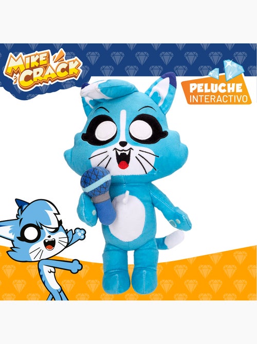 Mikecrack peluche oficial gatita akela "canto y repito lo que dices" - Kiabi