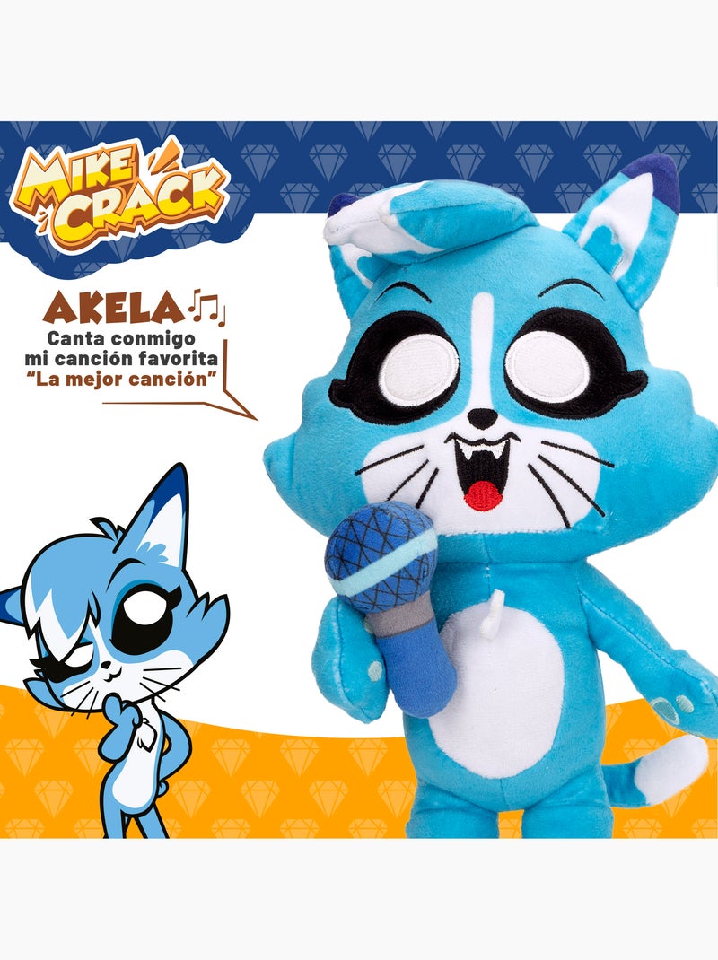 Mikecrack peluche oficial gatita akela "canto y repito lo que dices" Multicolor - Kiabi