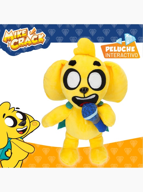 Mikecrack peluche oficial perro mike "canto y repito lo que dices" - Kiabi