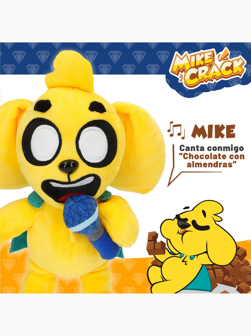 Mikecrack peluche oficial perro mike "canto y repito lo que dices" Multicolor - Kiabi