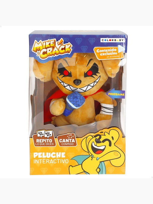 Mikecrack peluche oficial perro mike.exe "canto y repito lo que dices" - Kiabi