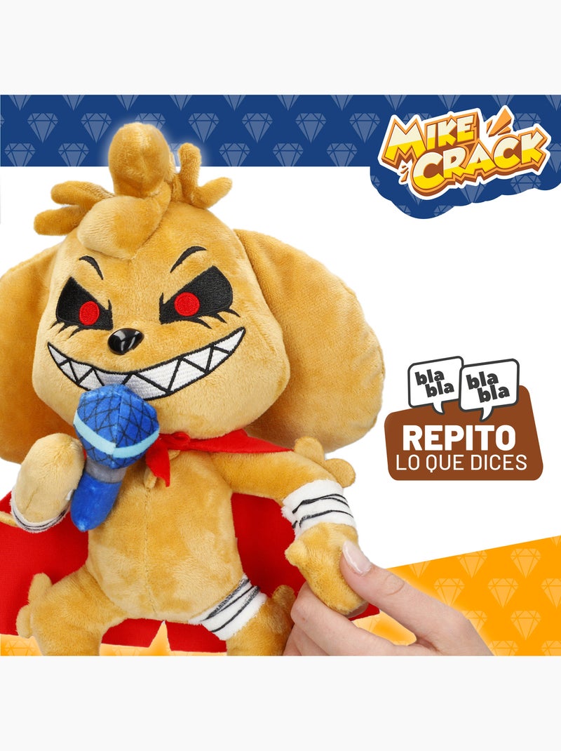 Mikecrack peluche oficial perro mike.exe "canto y repito lo que dices" Multicolor - Kiabi