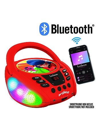 Milagroso reproductor de CD Bluetooth con luces