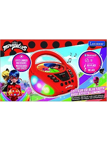 Milagroso reproductor de CD Bluetooth con luces