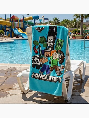 Minecraft - Toalla de playa ni?o