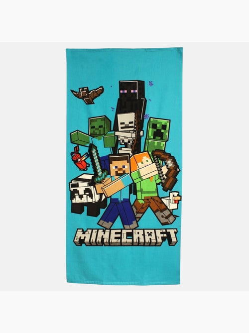 Minecraft - Toalla de playa ni?o - Kiabi Minecraft - Toalla de playa ni?o - Kiabi