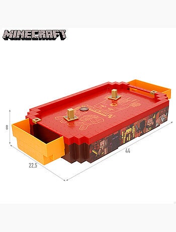 Minecraft air hockey de mesa nether 44x22,5x8 cm