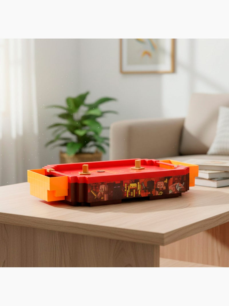 Minecraft air hockey de mesa nether 44x22,5x8 cm N/D - Kiabi