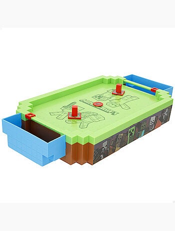 Minecraft air hockey de mesa overworld 44x22,5x8 cm