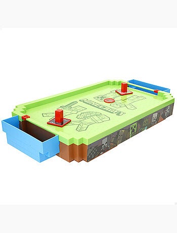 Minecraft air hockey grande de mesa overworld 54x25,5x8 cm