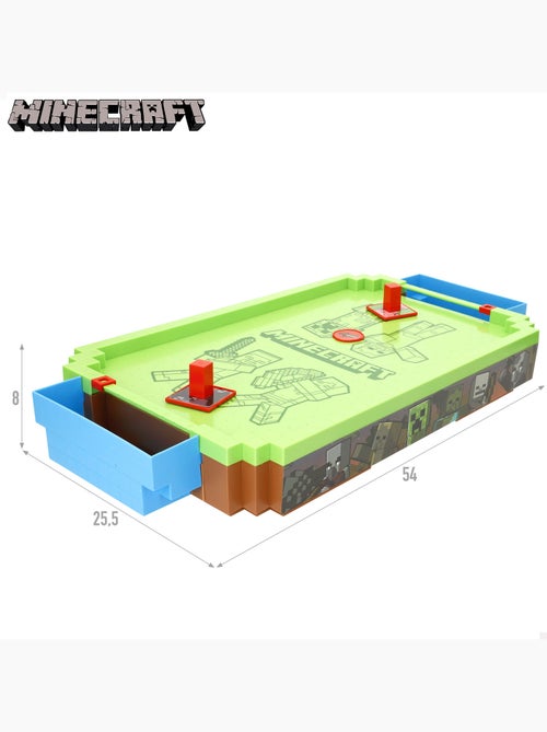 Minecraft air hockey grande de mesa overworld 54x25,5x8 cm - Kiabi