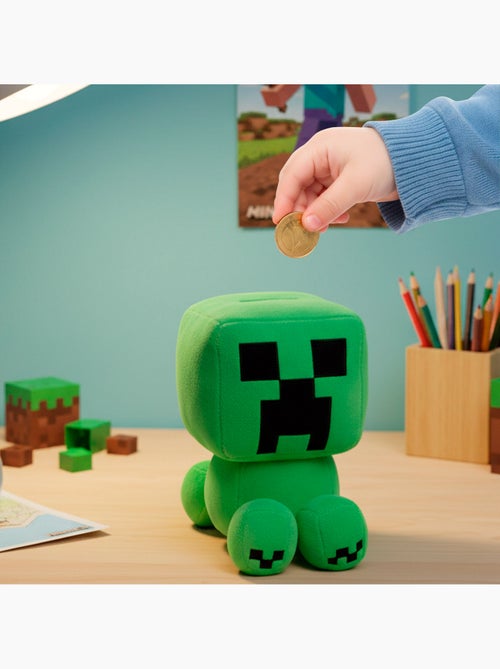Minecraft hucha de peluche para niños 20 cm - Kiabi
