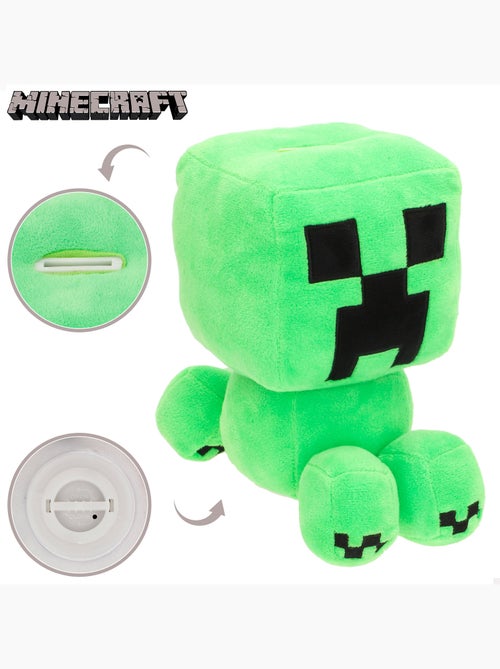 Minecraft hucha de peluche para niños 20 cm - Kiabi
