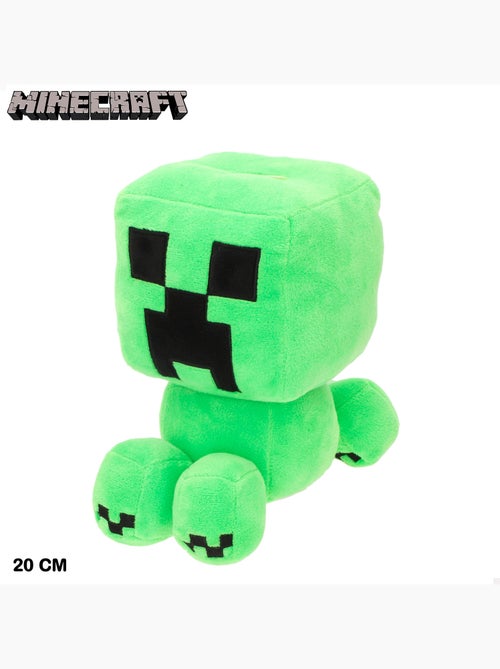 Minecraft hucha de peluche para niños 20 cm - Kiabi