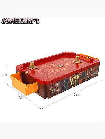 Minecraft mini air hockey de mesa nether 36x19x7,5 cm