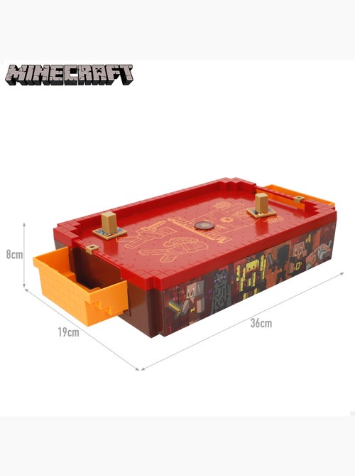 Minecraft mini air hockey de mesa nether 36x19x7,5 cm - Kiabi