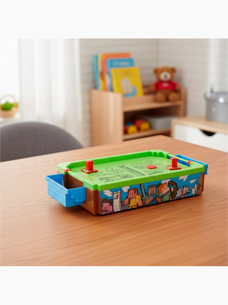 Minecraft mini air hockey de mesa overworld 36x19x7,5 cm N/D - Kiabi