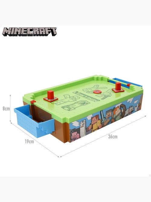 Minecraft mini air hockey de mesa overworld 36x19x7,5 cm - Kiabi Minecraft mini air hockey de mesa overworld 36x19x7,5 cm - Kiabi
