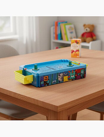 Minecraft mini air hockey de mesa underwater 36x19x8 cm