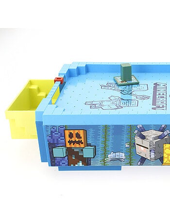 Minecraft mini air hockey de mesa underwater 36x19x8 cm