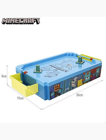 Minecraft mini air hockey de mesa underwater 36x19x8 cm