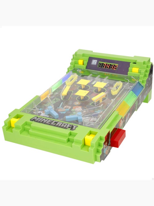 Minecraft pinball arcade de mesa con luz y sonido - Kiabi