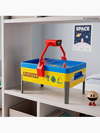Mini air hockey de mesa + 3 años pac-man